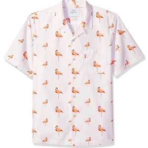 28 Palms Relaxed Fit Tropical Flamingo Size Medium